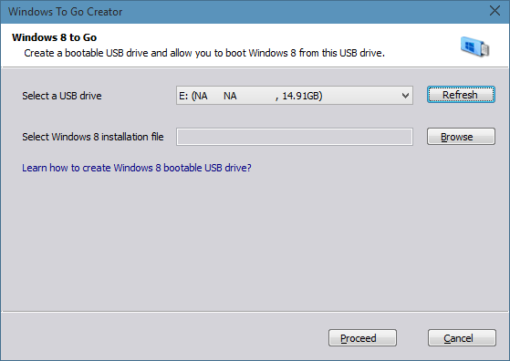 4 Free Tools To Create Windows To Go Drive picture3