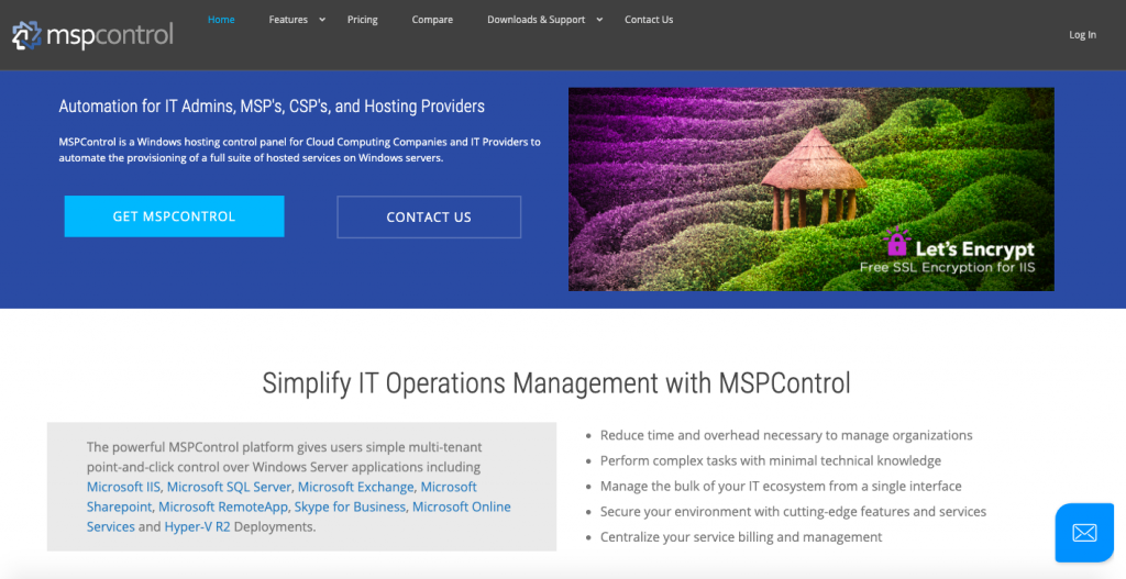 MSPControl - Top 5 Free Windows Open Source Web Hosting Control Panels - HostNamaste