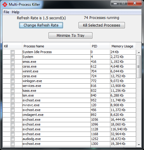 Multi Process Killer 软件