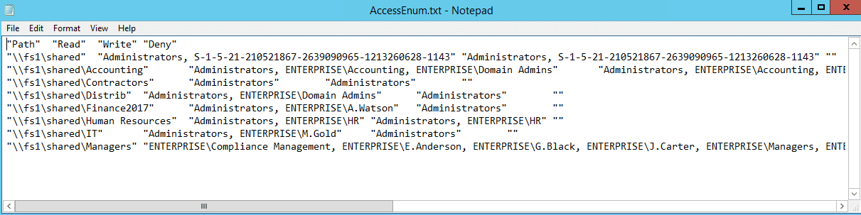 NTFS Permissions Tools Enum2