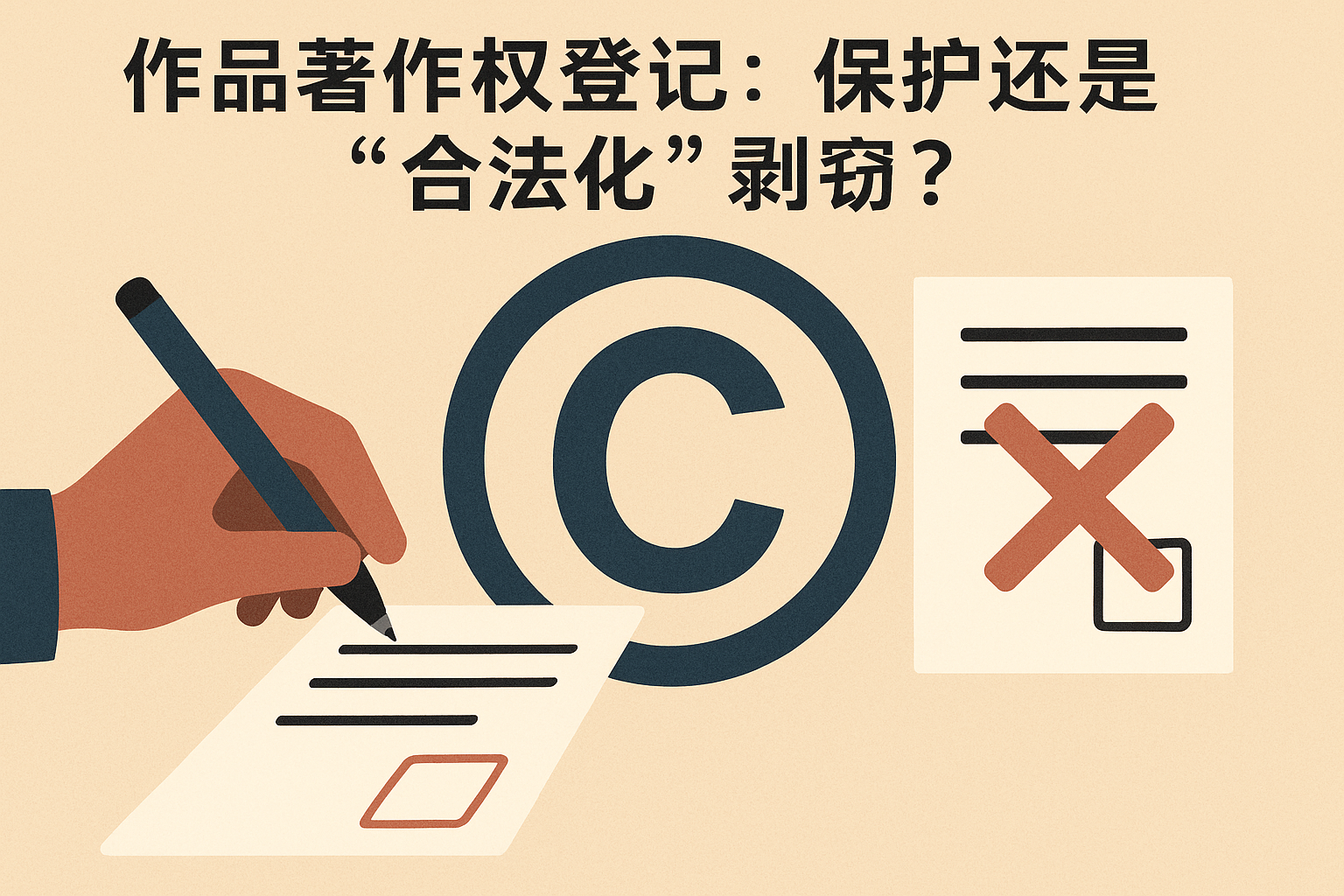 作品著作权登记：保护还是“合法化”剽窃？——深度解析《作品自愿登记试行办法》